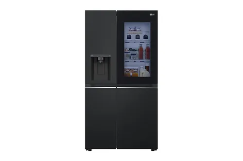 LG InstaView GSGV80EPLD side-by-side refrigerator Freestanding 635 L Black, Graphite