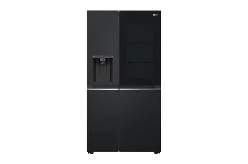 LG InstaView GSGV80EPLD side-by-side refrigerator Freestanding 635 L Black, Graphite