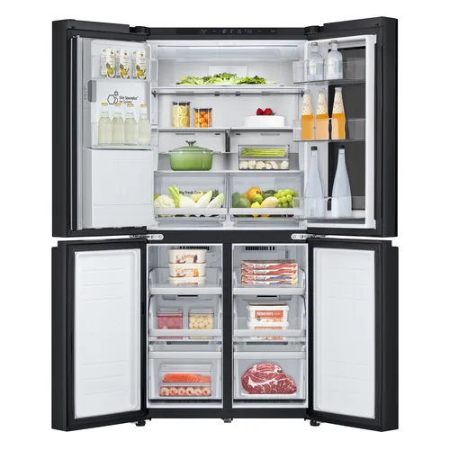 LG InstaView GMG860EPBE frigo américain Pose libre 508 L Noir