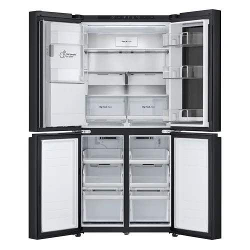 LG InstaView GMG860EPBE frigo américain Pose libre 508 L Noir