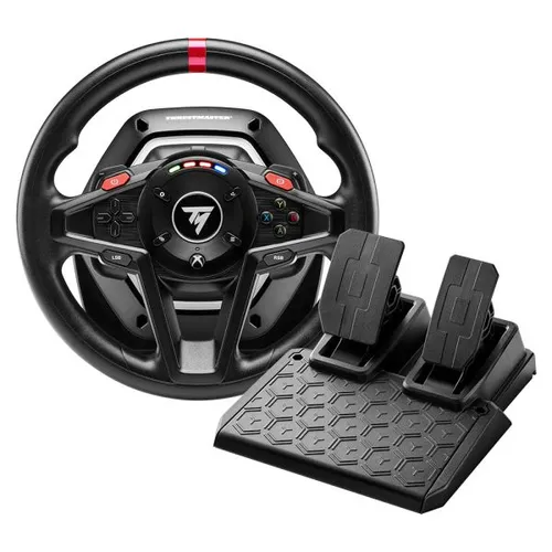 Thrustmaster T128 Nero USB Sterzo + Pedali Analogico PC, Xbox One, Xbox Series S, Xbox Series X