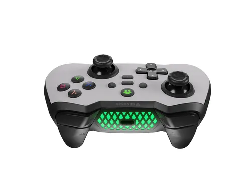 GENESIS Mangan 400 White Wit Bluetooth Gamepad Analoog/digitaal Android, MAC, Nintendo Switch, PC, iOS