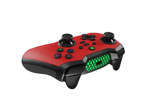 GENESIS Mangan 400 Red Rot Bluetooth Gamepad Analog / Digital Android, MAC, Nintendo Switch, PC, iOS