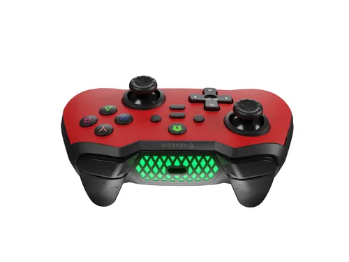GENESIS Mangan 400 Red Rot Bluetooth Gamepad Analog / Digital Android, MAC, Nintendo Switch, PC, iOS