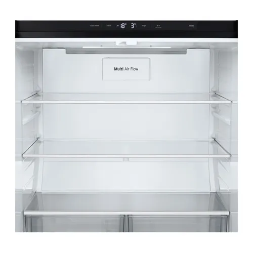 LG InstaView GMV860EPDE Frigorifero Multidoor Slim, Classe E, 530L, Wi-Fi, Linear Cooling, Essence Matte Black