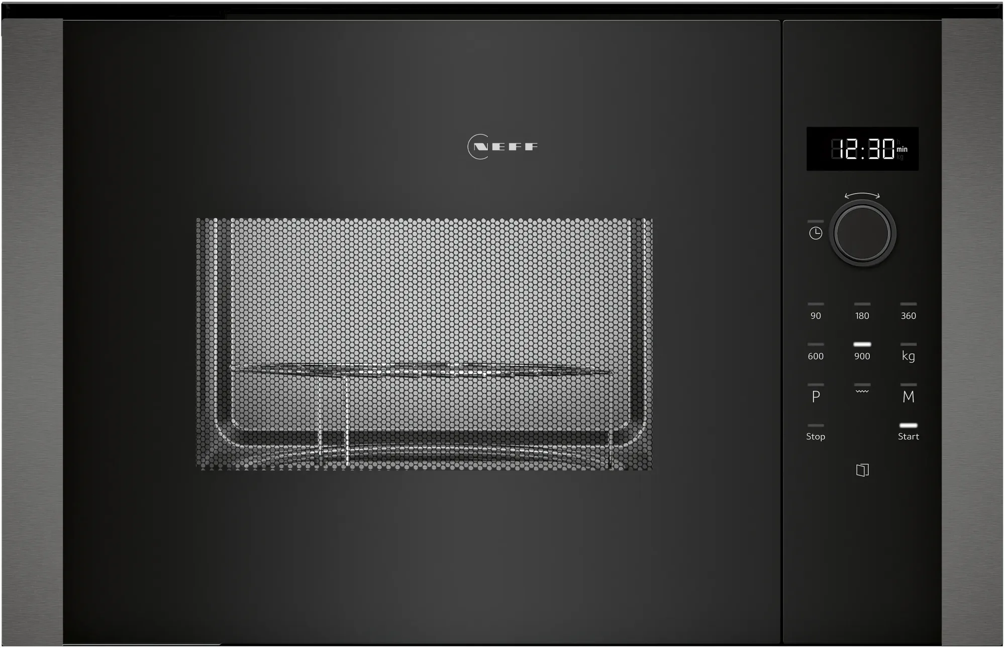 N 50 Micro-ondes encastrable avec gril Graphite-Grey HLAGD53G0