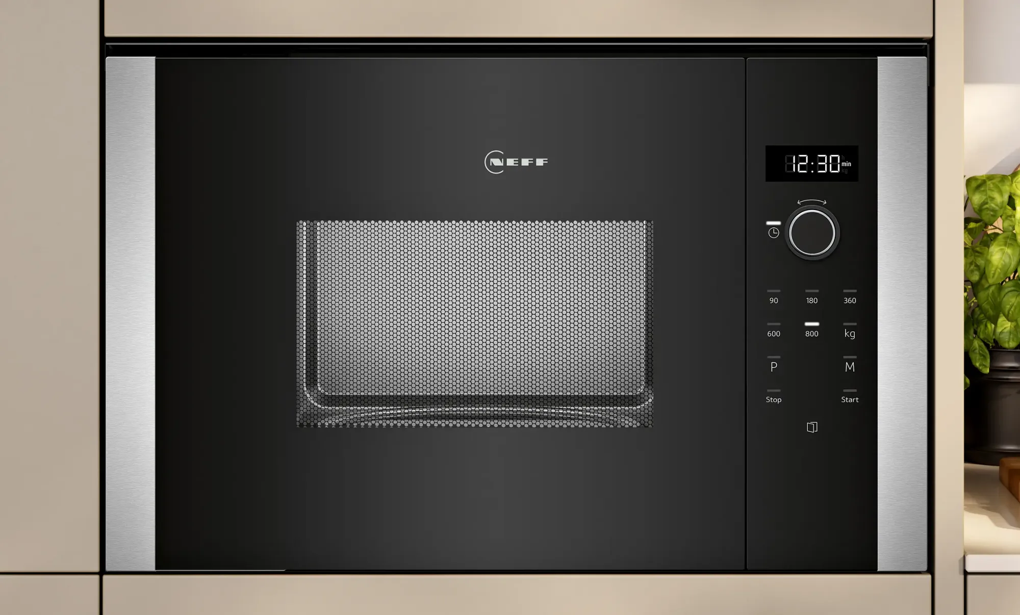 N 50 Micro-ondes encastrable Noir HLAWD23N1F