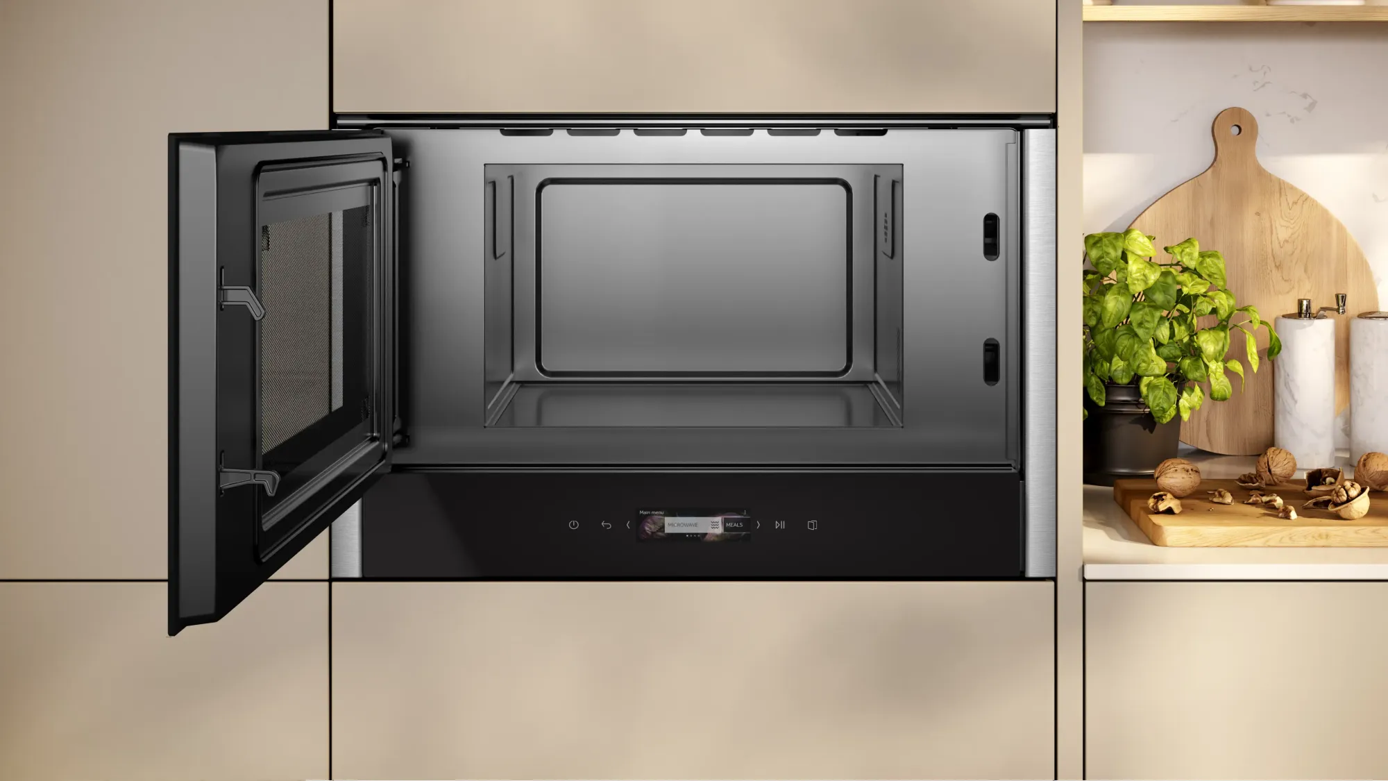 N 70 Micro-ondes encastrable Inox NL4WR21N1