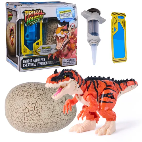 Dino Rising - Primal Hatch Dinosaurios Híbridos: Huevo que Eclosiona con un Dinosaurio en su Interior, hay 10 para Coleccionar - Juguetes Niños 5 Años - Regalo Niño 5 Años + - Dinosaurios Juguetes