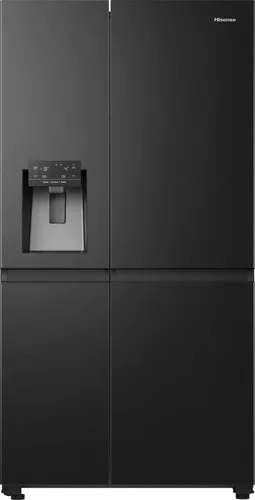 Hisense RS818N4TFC side-by-side refrigerator Freestanding 632 L Black