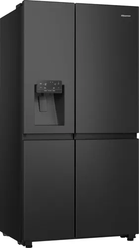 Hisense RS818N4TFC side-by-side refrigerator Freestanding 632 L Black