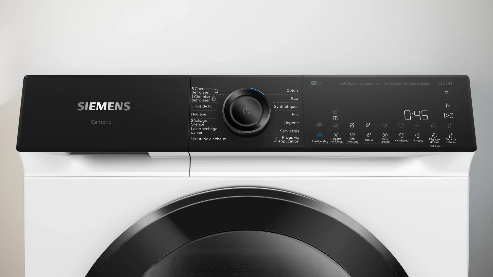 iQ500 Sèche-linge pompe à chaleur 9 kg WQ46H2CTFR