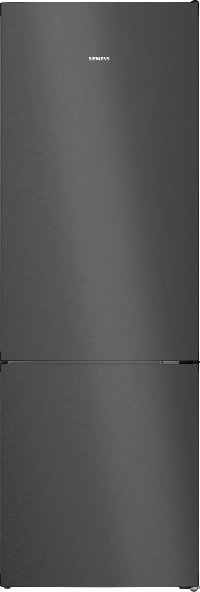 iQ300 Réfrigérateur combiné pose-libre 203 x 70 cm Acier brossé noir anti-traces KG49NVXCG