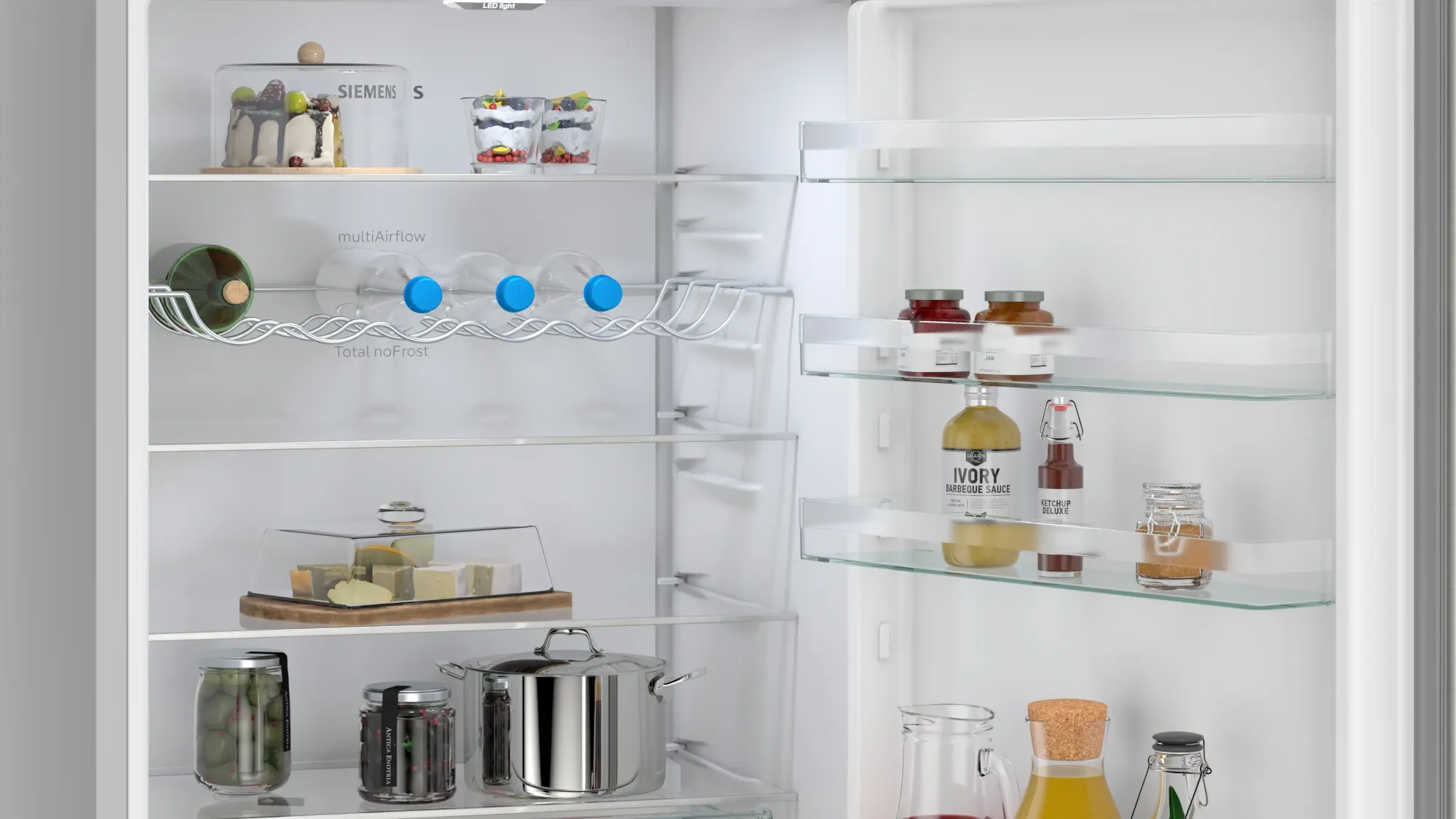 iQ300 Réfrigérateur combiné pose-libre 203 x 70 cm Inox KG49NXIDF