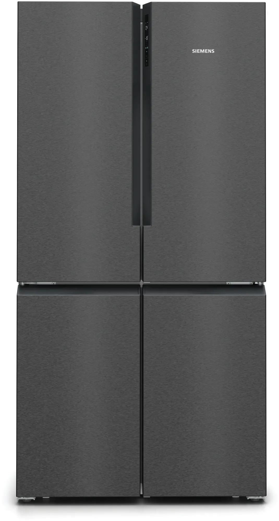 iQ300 Réfrigérateur multi-portes congélateur en bas 183 x 90.5 cm Acier brossé noir anti-traces, Total noFrost KF96NAXEA