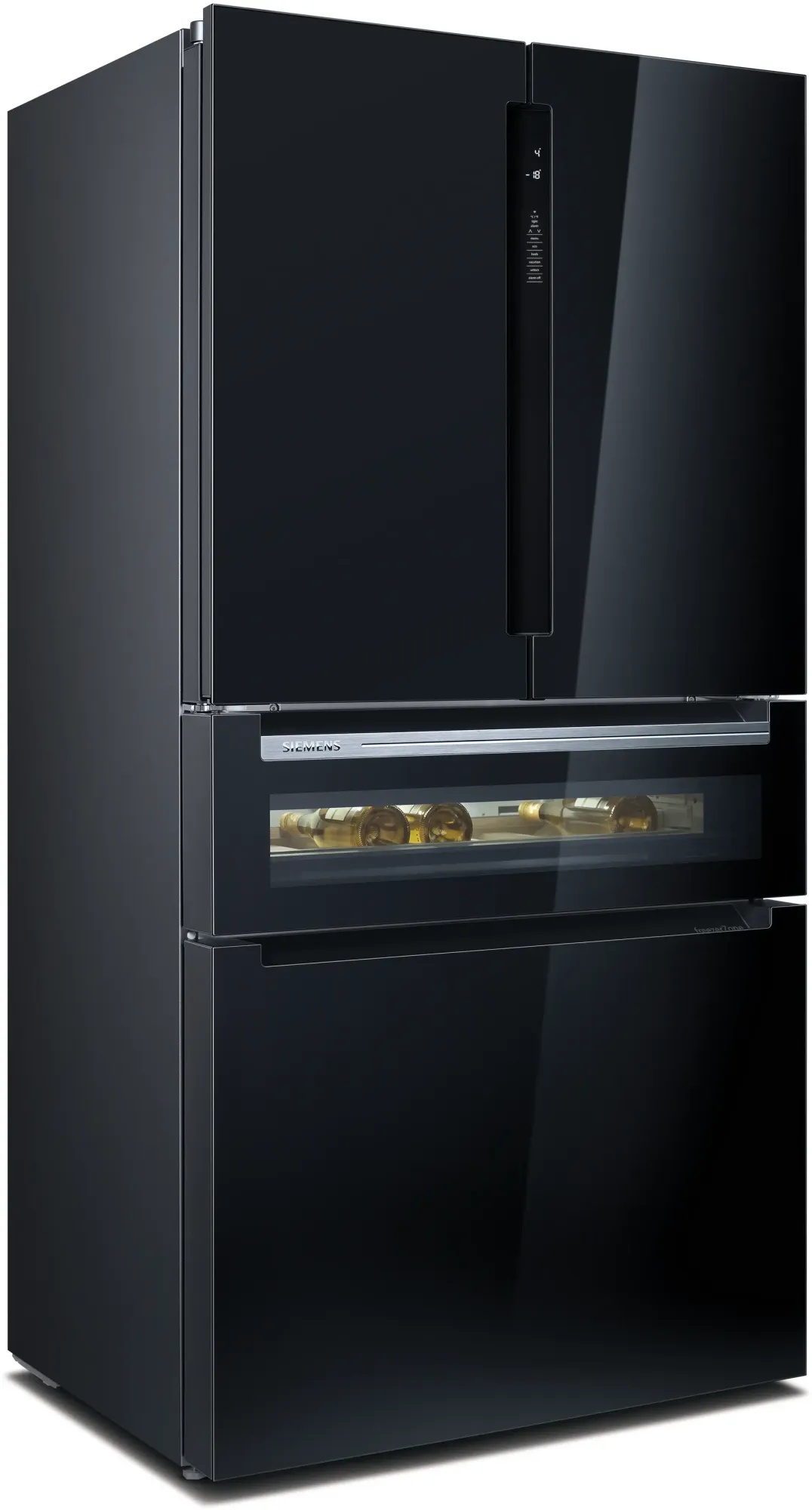 iQ700 Réfrigérateur multi-portes 183 x 90.5 cm Noir, Total noFrost KF96RSBEA