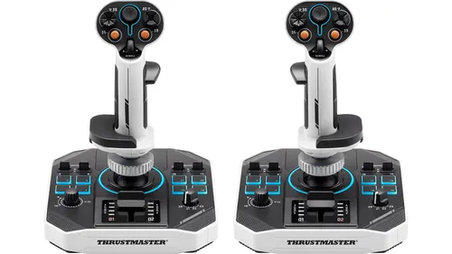 Thrustmaster Sol-R 2 HOSAS Space Sim Duo Black, White USB Flightstick Analogue / Digital PC