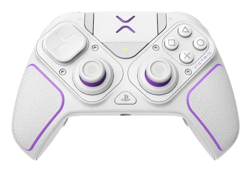 PDP 052-002-WH game controller Violet, Wit RF/USB Gamepad Analoog/digitaal PC, PlayStation 4, PlayStation 5