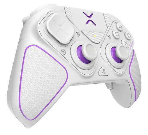 PDP 052-002-WH game controller Violet, Wit RF/USB Gamepad Analoog/digitaal PC, PlayStation 4, PlayStation 5