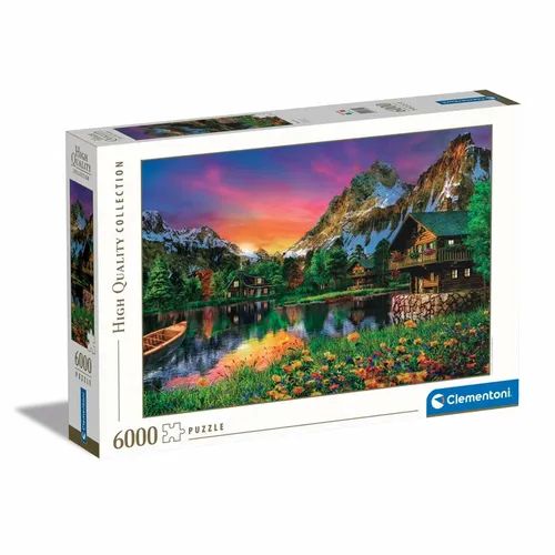 Clementoni High Quality Collection Alpine Lake Puzzle 6000 pz Landscape