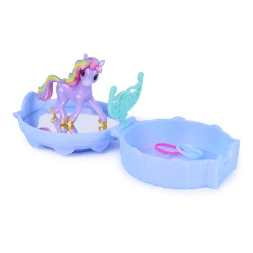 Unicorn Academy, set di gioco 2 in 1 Wildstar Styling Head & Mini Figure con oltre 15 pezzi e accessori per capelli, bambole e unicorni giocattolo per bambini, regali di compleanno dai 4 anni in su