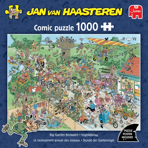 Jan van Haasteren - Big Garden Birdwatch (1000 pieces)