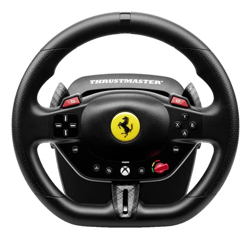 Thrustmaster T98 Ferrari 296 GTS Nero USB Sterzo + Pedali Analogico/Digitale PC, Xbox One, Xbox Series S, Xbox Series X, Xbox One X, Xbox One S