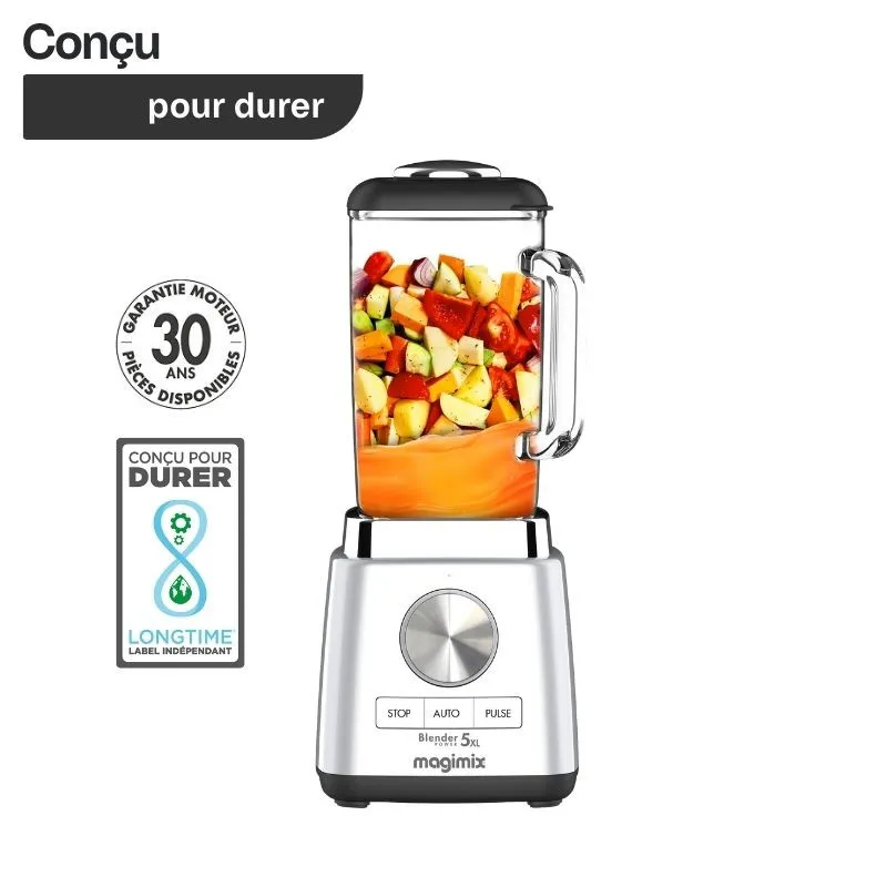 Blender Power 5 XL Connect Chrome Mat