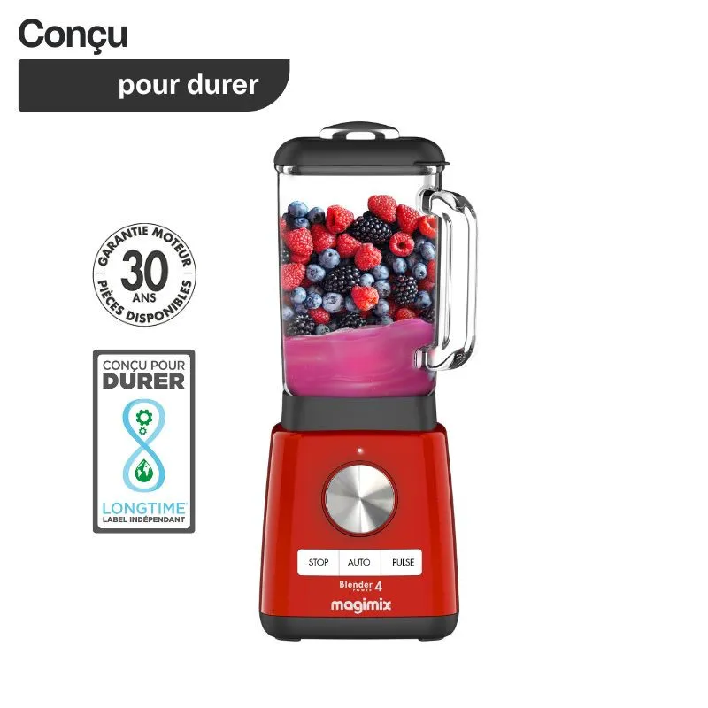 Blender Power 4 Rouge