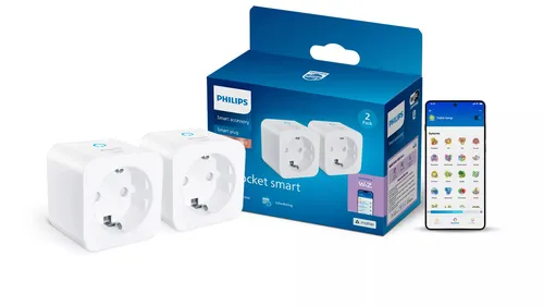 Philips Smart Plug Matter Typ F, Zweierpack