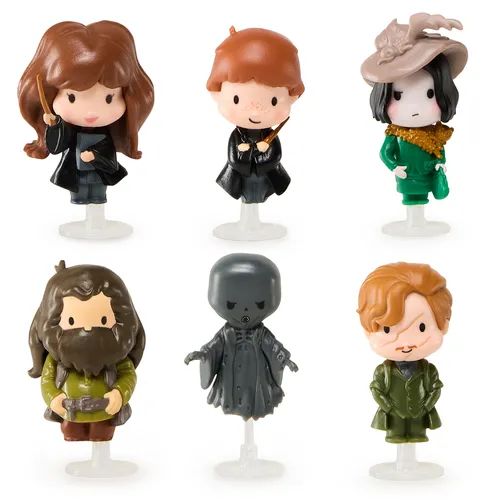 Wizarding World , Harry Potter, caja de exhibición y figura sorpresa del Año 3 de Micro Magical Moments (los estilos pueden variar), 4 cm, juguetes para niños a partir de 6 años