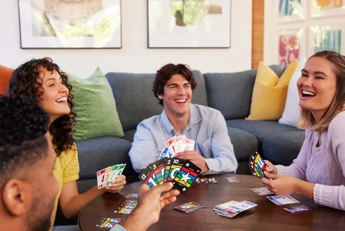 Mattel Games Phase 10 Flip Card Game, Classic Family Card Game with Double-Sided Cards for 2-6 Players
