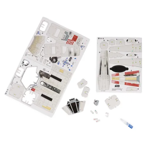4D Build 4D Puzzle, Kit di ;odellismo 3D T-65 X-Wing Starfighter di Star Wars da 160 Pezzi, Decorazione da Tavolo Giocattolo Star Wars, Puzzle di Carta per Adulti e Ragazzi, 12+ Anni