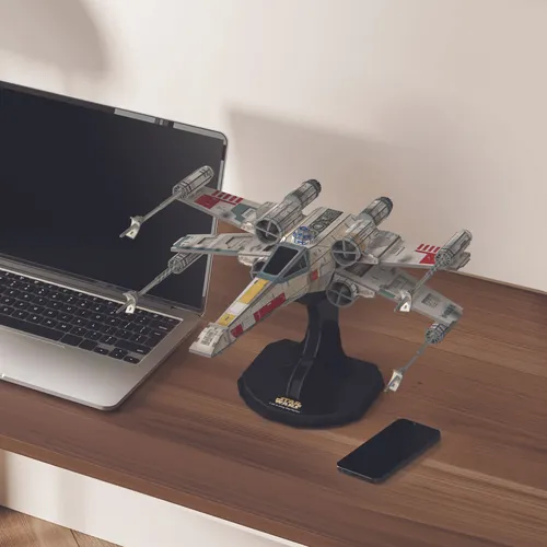 4D Build 4D Puzzle, Kit di ;odellismo 3D T-65 X-Wing Starfighter di Star Wars da 160 Pezzi, Decorazione da Tavolo Giocattolo Star Wars, Puzzle di Carta per Adulti e Ragazzi, 12+ Anni