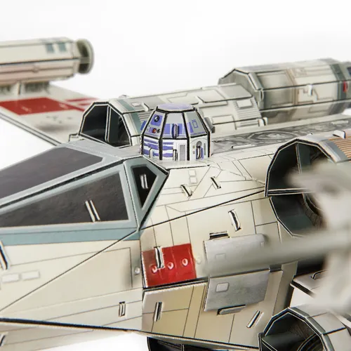 4D Build 4D Puzzle, Kit di ;odellismo 3D T-65 X-Wing Starfighter di Star Wars da 160 Pezzi, Decorazione da Tavolo Giocattolo Star Wars, Puzzle di Carta per Adulti e Ragazzi, 12+ Anni