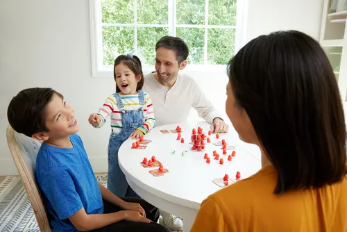 Mattel Games Beaver Building Fun Game for Family Nights, Game Nights, Travel & Camping for 2-4 Players 6 And Up.