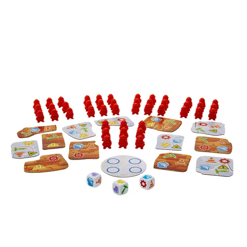 Mattel Games Beaver Building Fun Game for Family Nights, Game Nights, Travel & Camping for 2-4 Players 6 And Up.