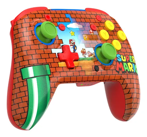 Turtle Beach Rematch Wireless Controller: Mario Bricks Reveal – Officially Licensed by Nintendo. Also works with Nintendo Switch 2 (C Button is not on this controller)