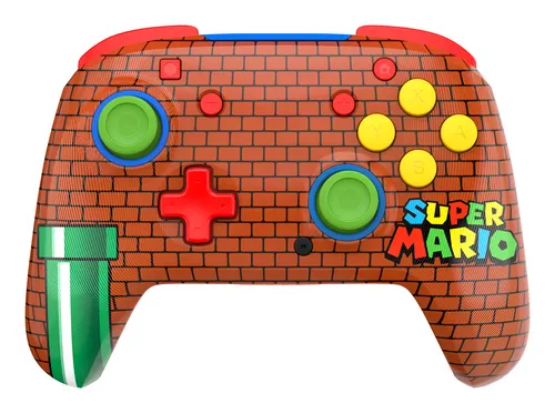 Turtle Beach Rematch Wireless Controller: Mario Bricks Reveal – Officially Licensed by Nintendo. Also works with Nintendo Switch 2 (C Button is not on this controller)