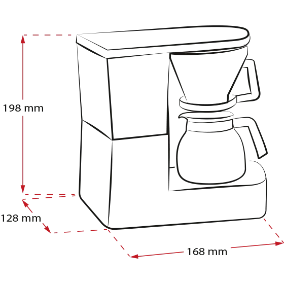 Cafetière Aromaboy Beige-marron