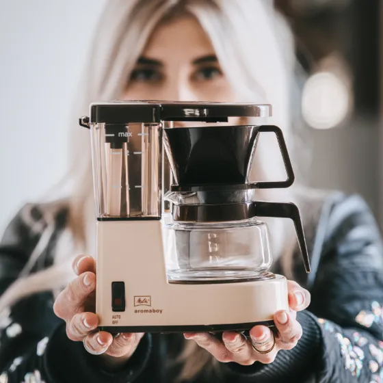 Cafetière Aromaboy Beige-marron