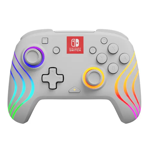PDP Afterglow Wave Wit USB Gamepad Analoog/digitaal Nintendo Switch, Nintendo Switch Lite, Nintendo Switch OLED