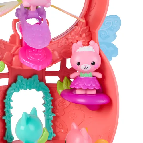 Gabby's Dollhouse Fairylandia, set di gioco Kitty Fairy con ali magiche con 12 pezzi ed esclusivo anello con ali magiche, giocattoli per bambini e bambine dai 3 anni in su