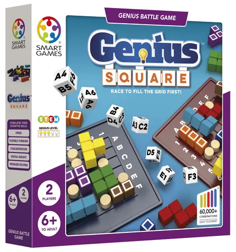 SmartGames Genius Square Board game Logical