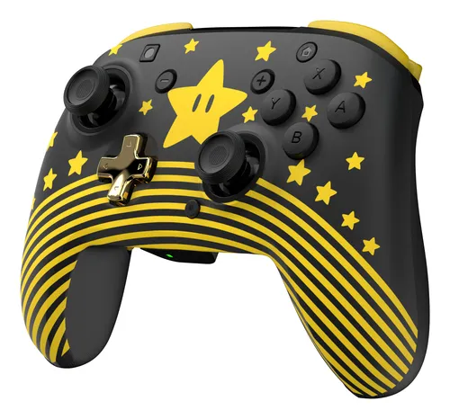 Turtle Beach Rematch Super Mario Star Controller da gaming wireless per Nintendo Switch. Funziona anche con Nintendo Switch 2 - Pulsante C non disponibile.