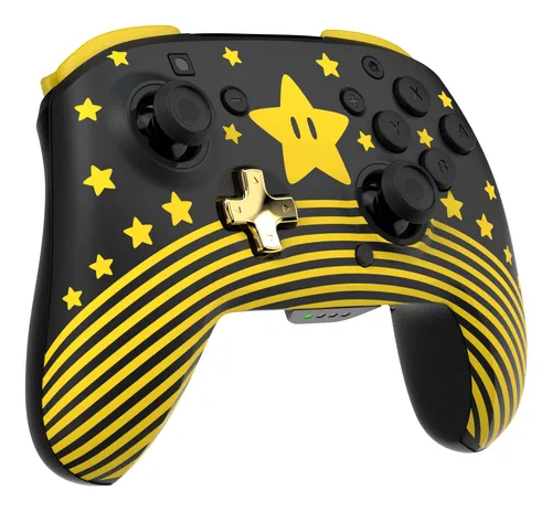 Turtle Beach Rematch Super Mario Star Controller da gaming wireless per Nintendo Switch. Funziona anche con Nintendo Switch 2 - Pulsante C non disponibile.