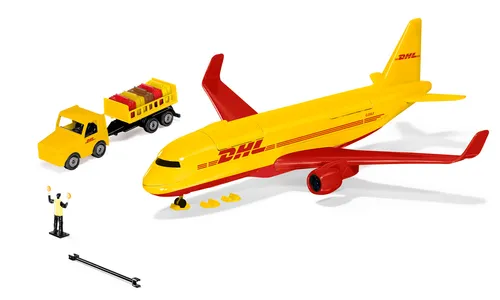 Siku DHL cargo aircraft with accessories Aeroplano Preassemblato