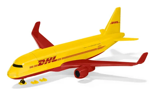 Siku DHL cargo aircraft with accessories Aeronave Previamente montado