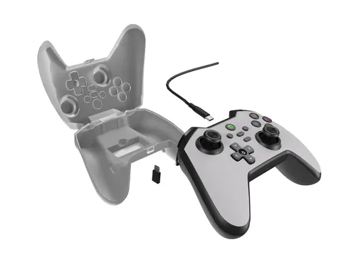 GENESIS Mangan 300 White Bianco USB Gamepad Analogico/Digitale Android, Nintendo Switch, PC