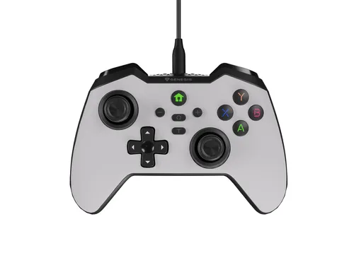 GENESIS Mangan 300 White Bianco USB Gamepad Analogico/Digitale Android, Nintendo Switch, PC